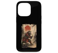 Samurai Warrior Honey Badger Japanese Vintage Graphic Humor Case for iPhone 13 Pro