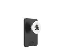 Samurai Warrior Illustration Japanese Style PopSockets PopWallet for MagSafe