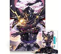 Samurai Warrior in Armor 1000 Piece Jigsaw Puzzles for Teenagers Mind Challenge Toy Quiet Hobby Precise Cut Seasonal Gift (50x75cm)