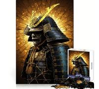 Samurai Warrior in Golden Light 1000 Pieces Jigsaw Puzzles for Teenagers Solid Logic Toy Peaceful Fun Precision Cut Amazing Present (38x26cm)