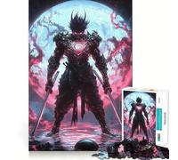 Samurai Warrior in Poison Lake 1000 Piece Jigsaw Puzzles for Adults Jigsaw Mind Puzzle Mind Calm Art Assembly Unique Gift (50x75cm)