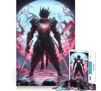 Samurai Warrior in Poison Lake 1000 Piece Jigsaw Puzzles for Adults Smart Reason Toy Quiet Fun Smooth Edge Festival Gift (38x26cm)