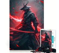 Samurai Warrior Japanese Jigsaw Puzzles 1000 Pieces for Teenagers Logic Train Toy Leisure Fun Smooth Cut (38x26cm)