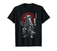 Samurai Warrior Japanese Kanji Red Sun Art T-Shirt