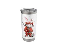 Samurai Warrior Japanese Rabbit Eggs Bunny Ears Cute Stainless Steel Insulated Tumbler