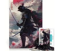 Samurai Warrior Katana 1000 Piece Jigsaw Puzzles for Adults Mind Skill Toy Casual Relax Design Assembly Art Collection Piece (50x75cm)