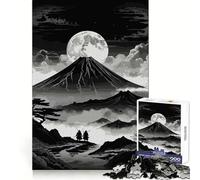 Samurai Warrior Mount Fuji 1000 Piece Jigsaws for Teenagers Puzzle Mental Toy Peaceful Time Premium Cut Artistic Gift (50x75cm)