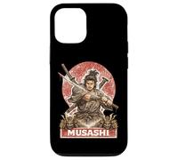 Samurai Warrior Musashi, Japanese Sword Fighter Case for iPhone 12/12 Pro