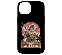 Samurai Warrior Musashi, Japanese Sword Fighter Case for iPhone 14
