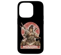 Samurai Warrior Musashi, Japanese Sword Fighter Case for iPhone 14 Pro