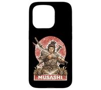 Samurai Warrior Musashi, Japanese Sword Fighter Case for iPhone 15 Pro
