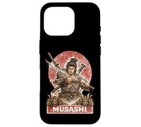 Samurai Warrior Musashi, Japanese Sword Fighter Case for iPhone 16 Pro