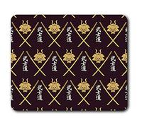Samurai Warrior Pattern Oriental Sword Mouse Mat Pad Computer PC Laptop Gaming Office Home Desk Accessory Gadget 24405