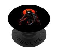 Samurai Warrior Raccoon PopSockets Adhesive PopGrip
