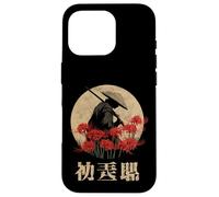 Samurai Warrior Red Spider Lily Flower Anime Otaku Japanese Case for iPhone 16 Pro