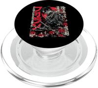 Samurai Warrior Red Spider Lily Flower Anime Otaku Japanese PopSockets PopGrip for MagSafe