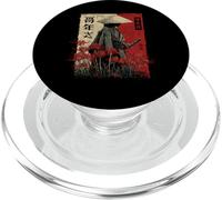 Samurai Warrior Red Spider Lily Flower Anime Otaku Japanese PopSockets PopGrip for MagSafe