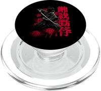Samurai Warrior Red Spider Lily Flower Anime Otaku Japanese PopSockets PopGrip for MagSafe