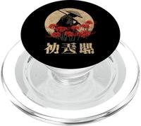 Samurai Warrior Red Spider Lily Flower Anime Otaku Japanese PopSockets PopGrip for MagSafe