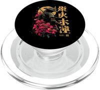 Samurai Warrior Red Spider Lily Flower Anime Otaku Japanese PopSockets PopGrip for MagSafe