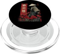 Samurai Warrior Red Spider Lily Flower Anime Otaku Japanese PopSockets PopGrip for MagSafe