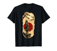 Samurai Warrior Red Sun Japanese Katana Bushido Wall Code T-Shirt