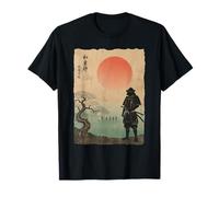 Samurai Warrior Rising Sun Japanese Art T-Shirt