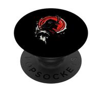 Samurai Warrior Silhouette PopSockets Adhesive PopGrip