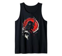 Samurai Warrior Silhouette Tank Top