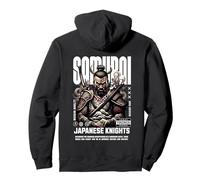 Samurai Warrior Soul Japan Backprint Streetwear Art Pullover Hoodie