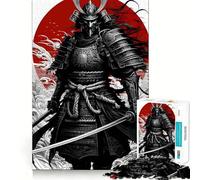 Samurai Warrior with Katana And Armor 1000 Piece Jigsaw Puzzles for Teenagers Jigsaw Logic Train Toy Stress Relief Smooth Cut Memorable Gift (50x75cm)