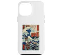 Samurai Warriors Great Wave Japanese Ukiyo-e Katana Bushido Case for iPhone 13 Pro Max