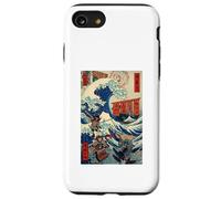 Samurai Warriors Great Wave Japanese Ukiyo-e Katana Bushido Case for iPhone SE (2020) / 7/8