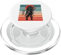 Samurai Warriors, Japanese Swordsman, Yasuke Black PopSockets PopGrip for MagSafe