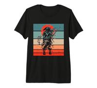 Samurai Warriors, Japanese Swordsman, Yasuke Black Premium T-Shirt