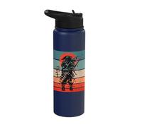 Samurai Warriors, Japanese Swordsman, Yasuke Black Stainless Steel Insulated Water Bottle