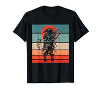 Samurai Warriors, Japanese Swordsman, Yasuke Black Value Graphic T-Shirt