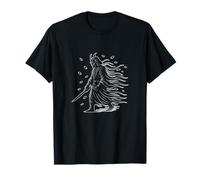 Samurai Wind Spirit Leaves T-Shirt