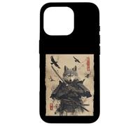 Samurai Wolf, Japanese ukiyo-e Warrior Ninja Wolf Anime Case for iPhone 16 Pro