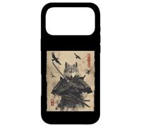 Samurai Wolf, Japanese ukiyo-e Warrior Ninja Wolf Anime Case for iPhone 17 Pro Max