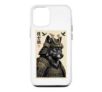 Samurai Wolf Japanese Warrior Armor Feudal Japan Kabuto Case for iPhone 12/12 Pro