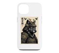 Samurai Wolf Japanese Warrior Armor Feudal Japan Kabuto Case for iPhone 13