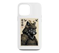 Samurai Wolf Japanese Warrior Armor Feudal Japan Kabuto Case for iPhone 13 Pro Max