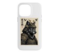 Samurai Wolf Japanese Warrior Armor Feudal Japan Kabuto Case for iPhone 14 Pro Max