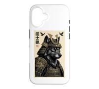 Samurai Wolf Japanese Warrior Armor Feudal Japan Kabuto Case for iPhone 16
