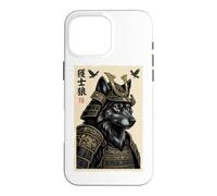 Samurai Wolf Japanese Warrior Armor Feudal Japan Kabuto Case for iPhone 16 Pro Max
