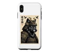 Samurai Wolf Japanese Warrior Armor Feudal Japan Kabuto Case for iPhone XS Max