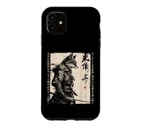 Samurai Wolf Warrior Ink Artwork Japanese Case for iPhone 11