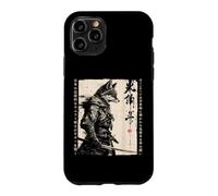 Samurai Wolf Warrior Ink Artwork Japanese Case for iPhone 11 Pro