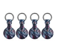 Samurai Woman And Evil Silicone Case for Airtag Holder Keyring with Item Tag Finders Accessories